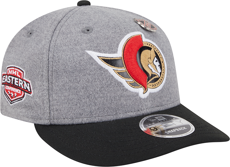 Ottawa Senators Heather Gray Wool Low Profile 9FIFTY Snapback Hat