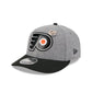 Philadelphia Flyers Heather Gray Wool Low Profile 9FIFTY Snapback Hat