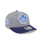 Toronto Maple Leafs Heather Gray Wool Low Profile 9FIFTY Snapback Hat