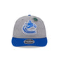 Vancouver Canucks Heather Gray Wool Low Profile 9FIFTY Snapback Hat