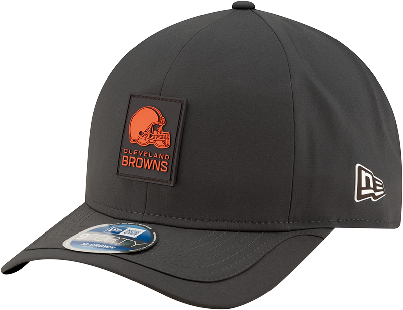 Cleveland Browns 2025 Sideline Cold Weather Steel Clouds 9FORTY M-Crown Snapback Hat