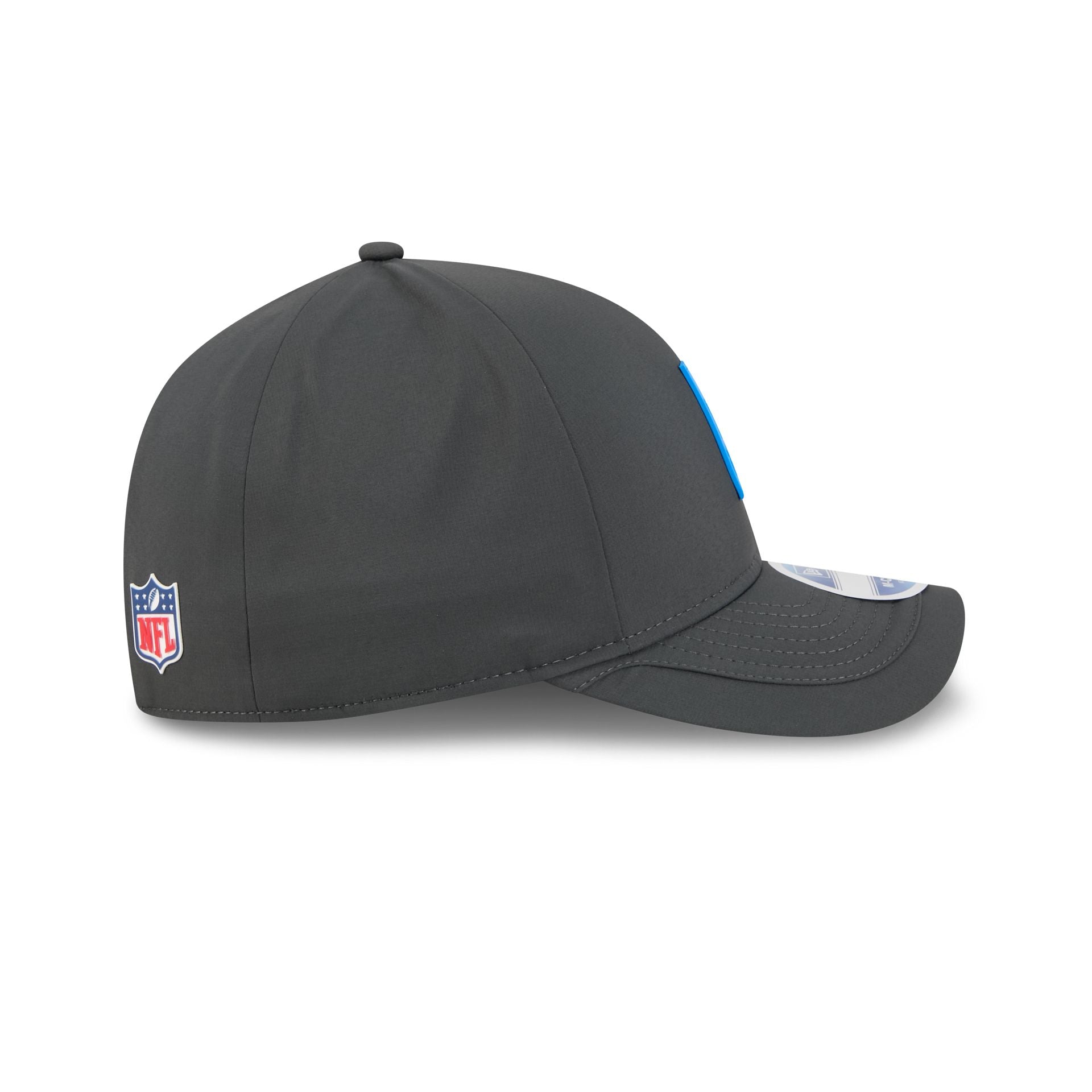 Detroit Lions 2025 Sideline Cold Weather Steel Clouds 9FORTY M-Crown Snapback Hat
