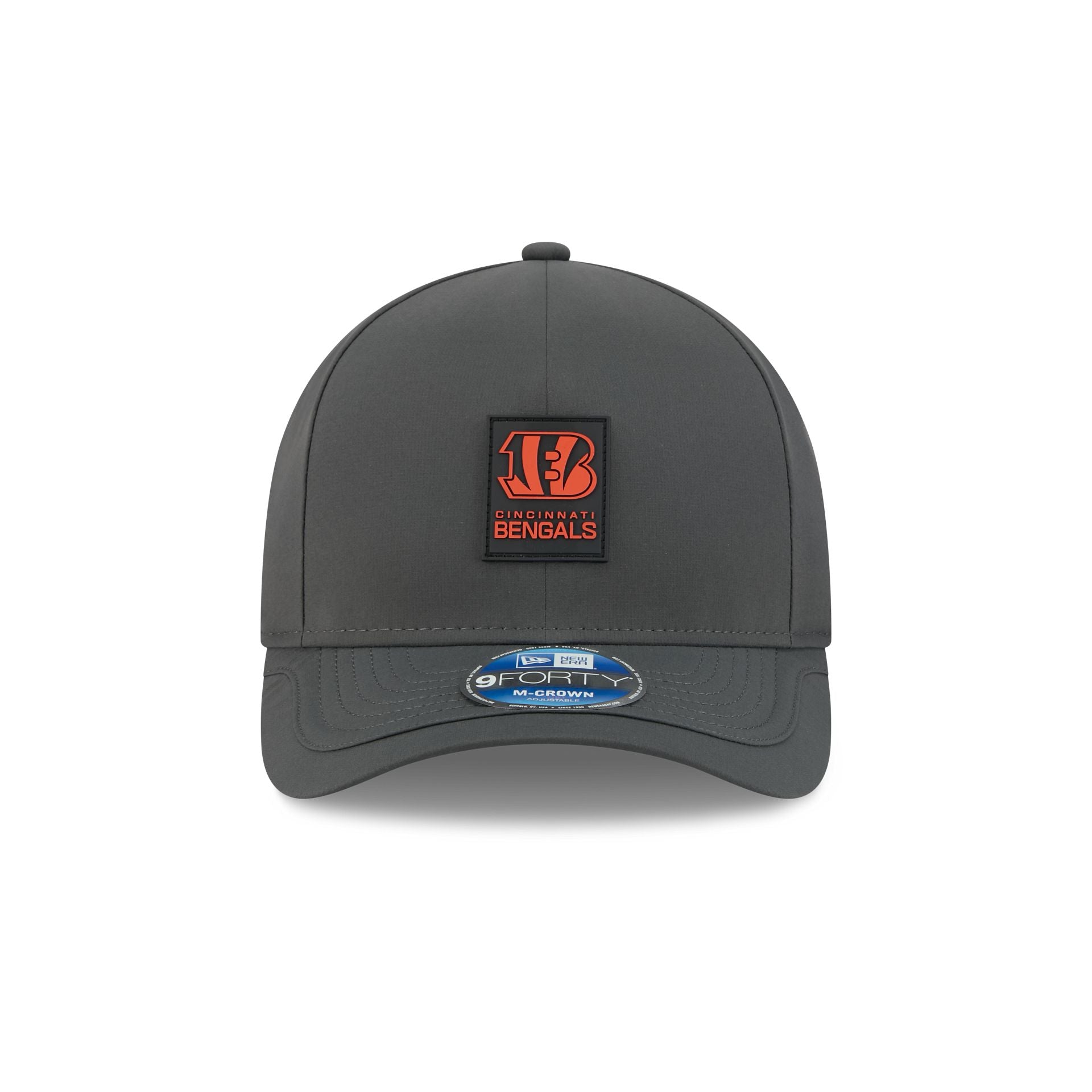 Cincinnati Bengals 2025 Sideline Cold Weather Steel Clouds 9FORTY M-Crown Snapback Hat