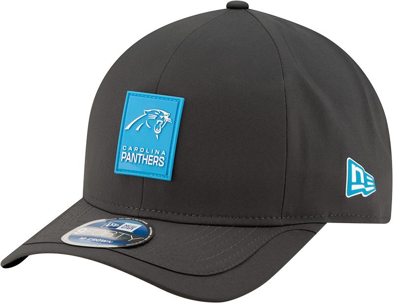 Carolina Panthers 2025 Sideline Cold Weather Steel Clouds 9FORTY M-Crown Snapback Hat