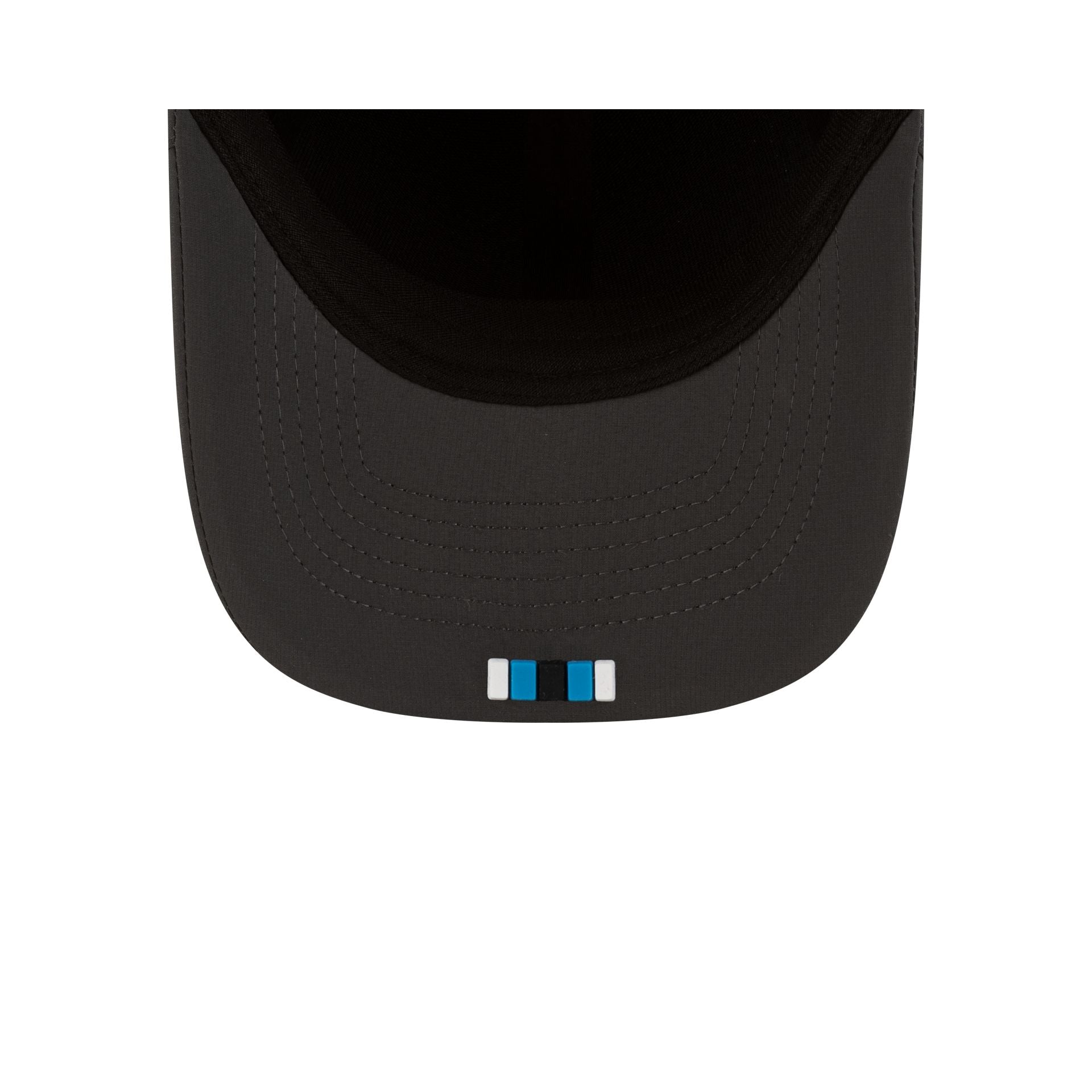 Carolina Panthers 2025 Sideline Cold Weather Steel Clouds 9FORTY M-Crown Snapback Hat