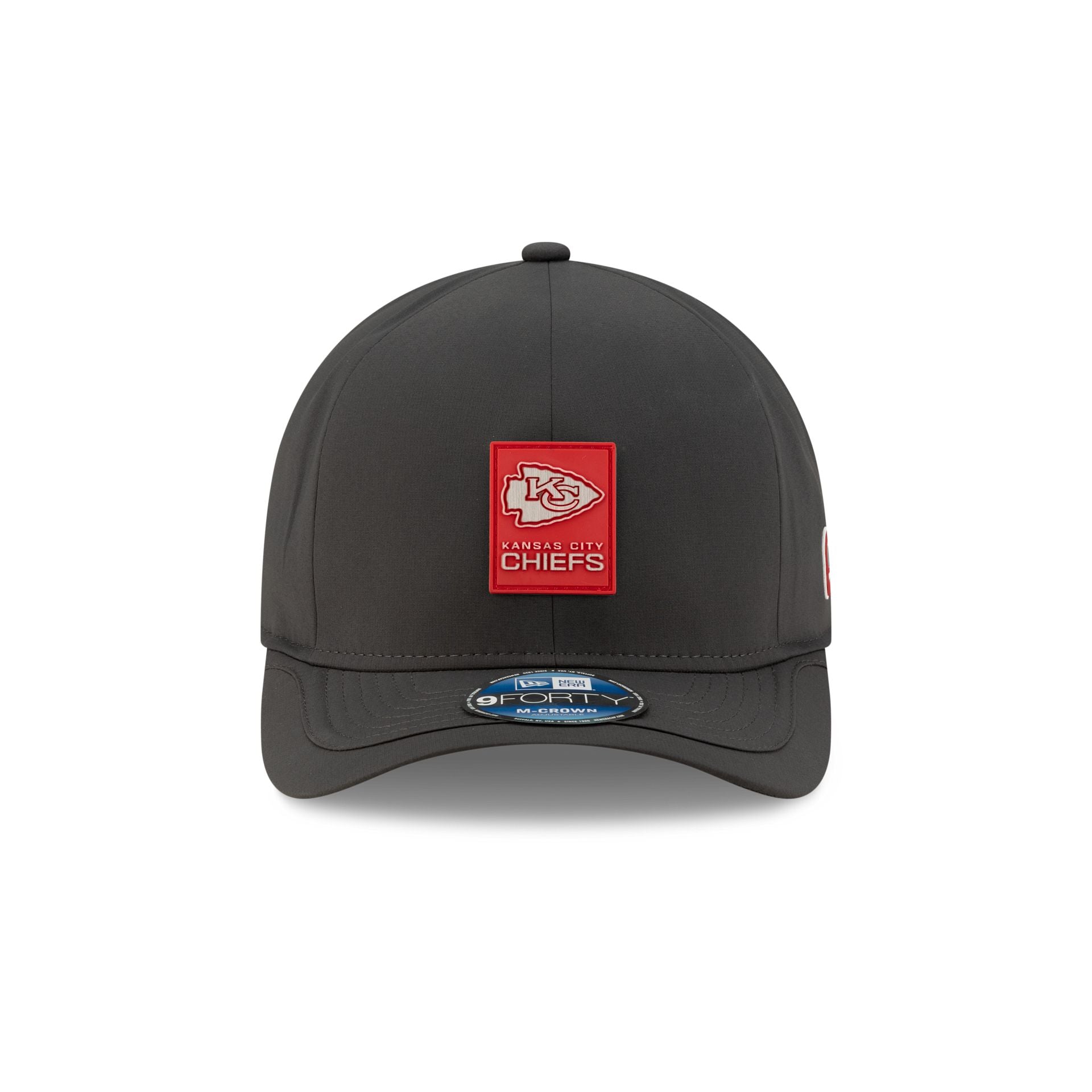 Kansas City Chiefs 2025 Sideline Cold Weather Steel Clouds 9FORTY M-Crown Snapback Hat