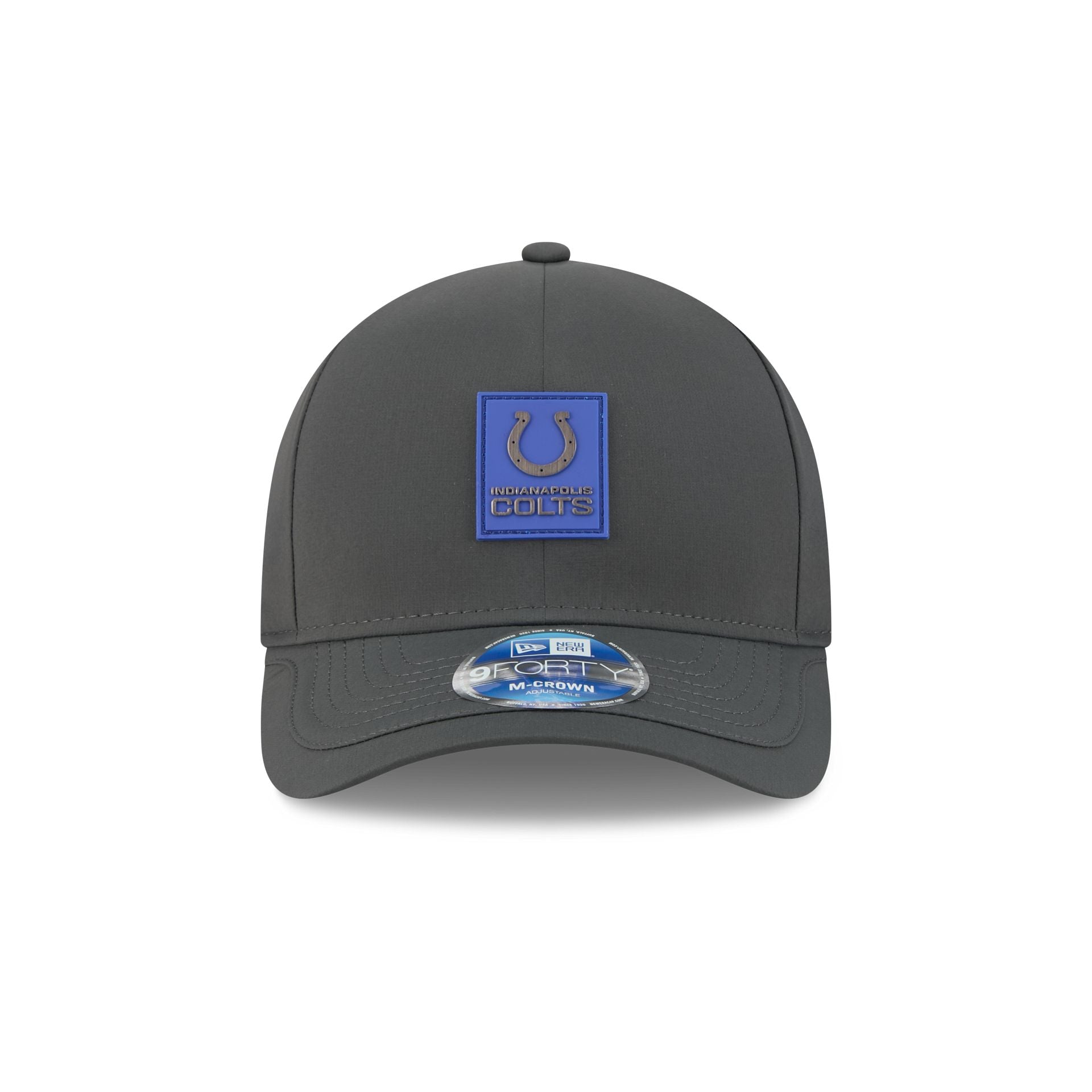 Indianapolis Colts 2025 Sideline Cold Weather Steel Clouds 9FORTY M-Crown Snapback Hat