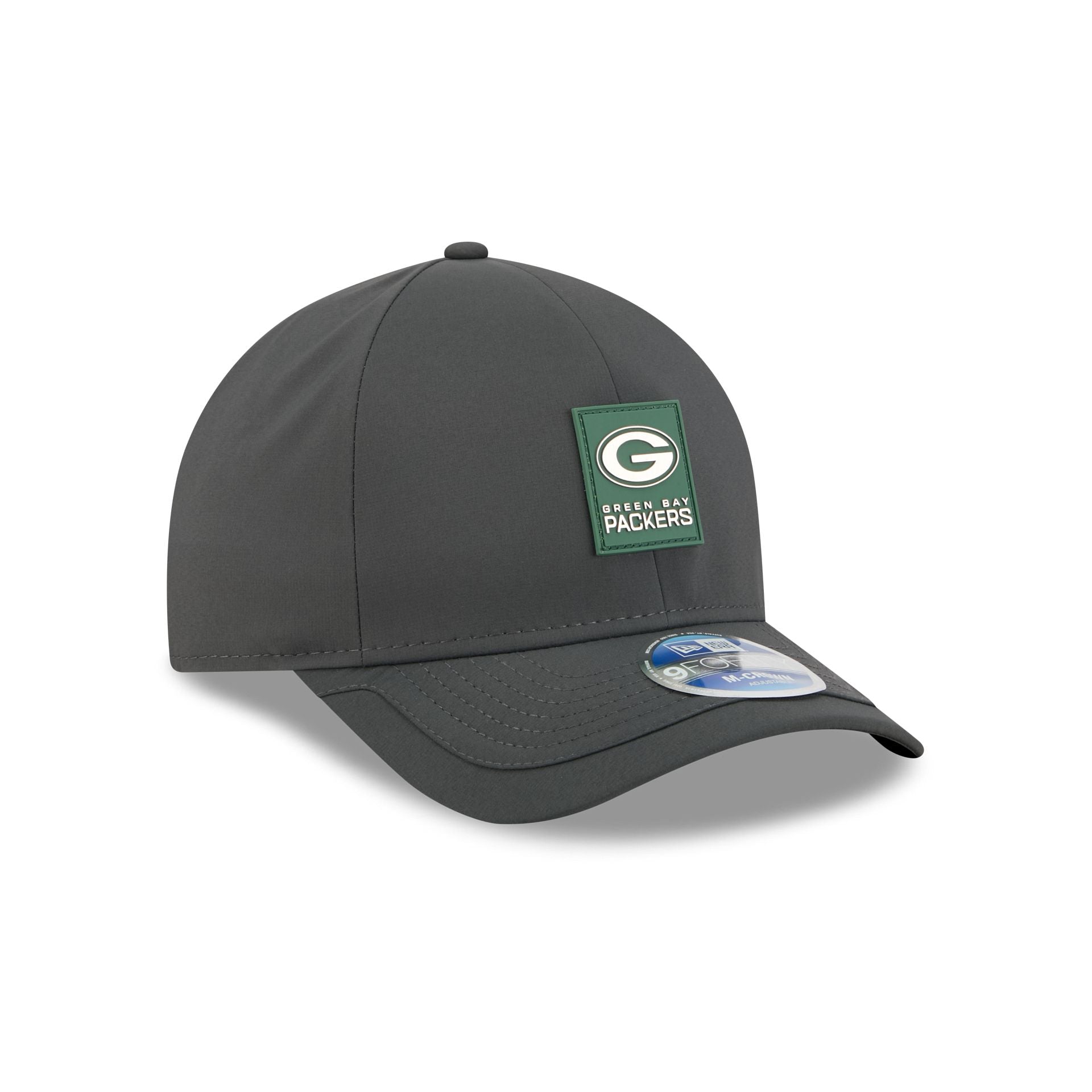 Green Bay Packers 2025 Sideline Cold Weather Steel Clouds 9FORTY M-Crown Snapback Hat