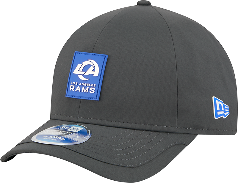 Los Angeles Rams 2025 Sideline Cold Weather Steel Clouds 9FORTY M-Crown Snapback Hat