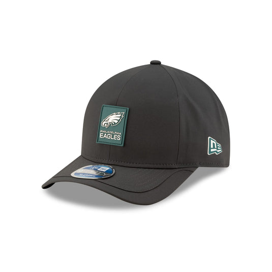 Philadelphia Eagles 2025 Sideline Cold Weather Steel Clouds 9FORTY M-Crown Snapback Hat - New Era Cap