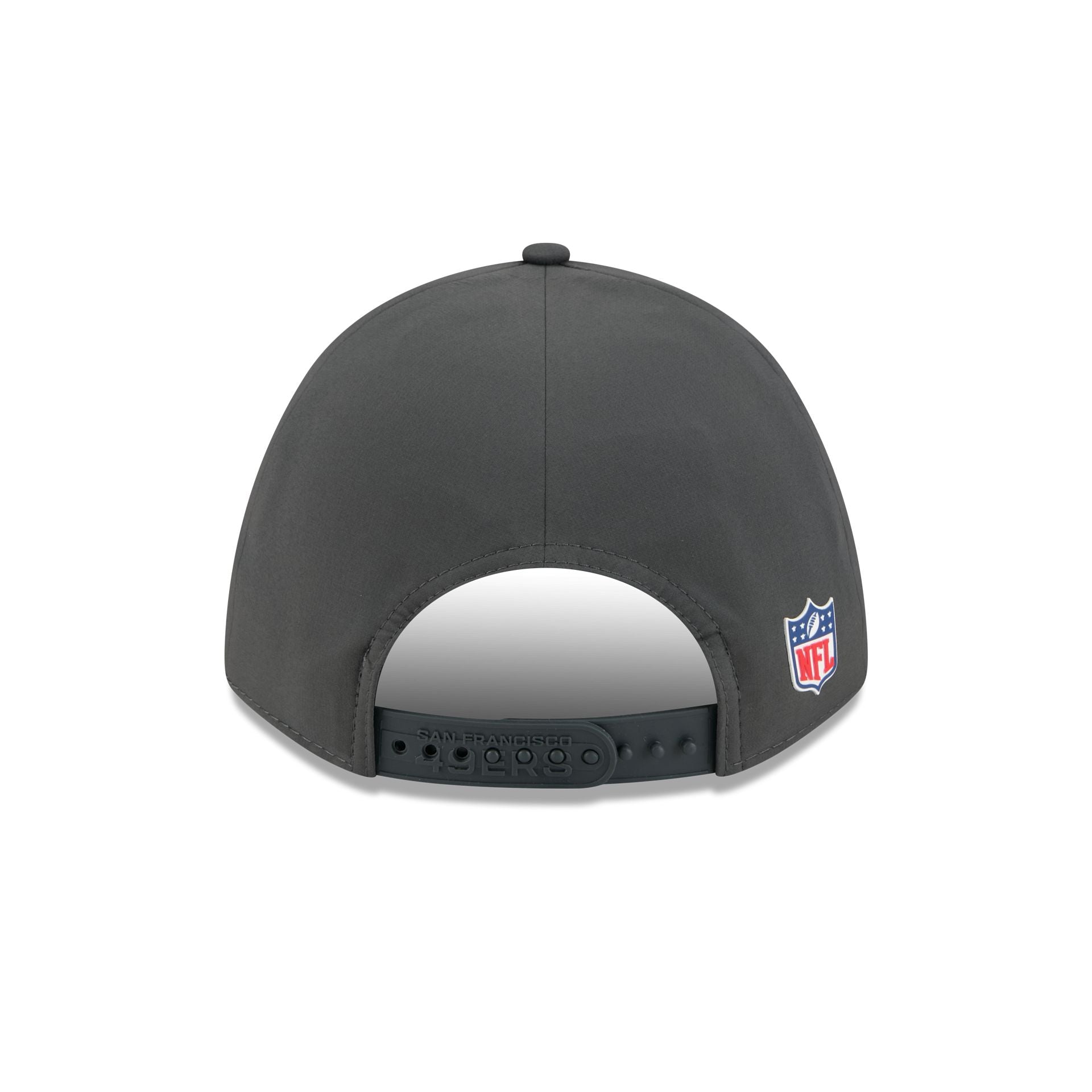 San Francisco 49ers 2025 Sideline Cold Weather Steel Clouds 9FORTY M-Crown Snapback Hat