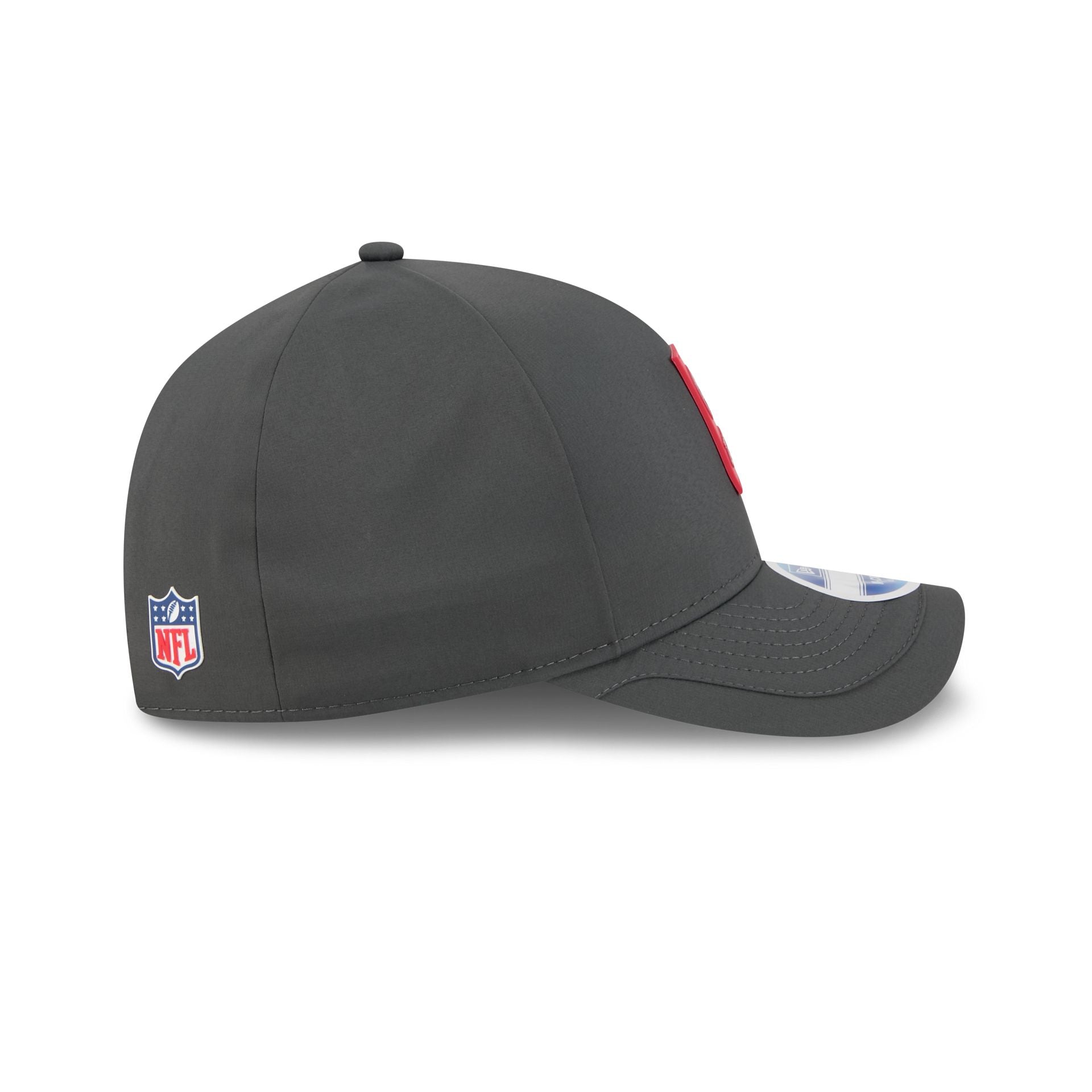 San Francisco 49ers 2025 Sideline Cold Weather Steel Clouds 9FORTY M-Crown Snapback Hat