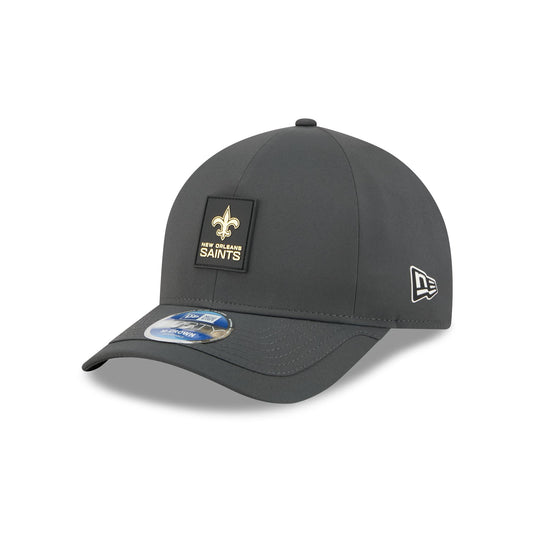 New Orleans Saints 2025 Sideline Cold Weather Steel Clouds 9FORTY M-Crown Snapback Hat - New Era Cap