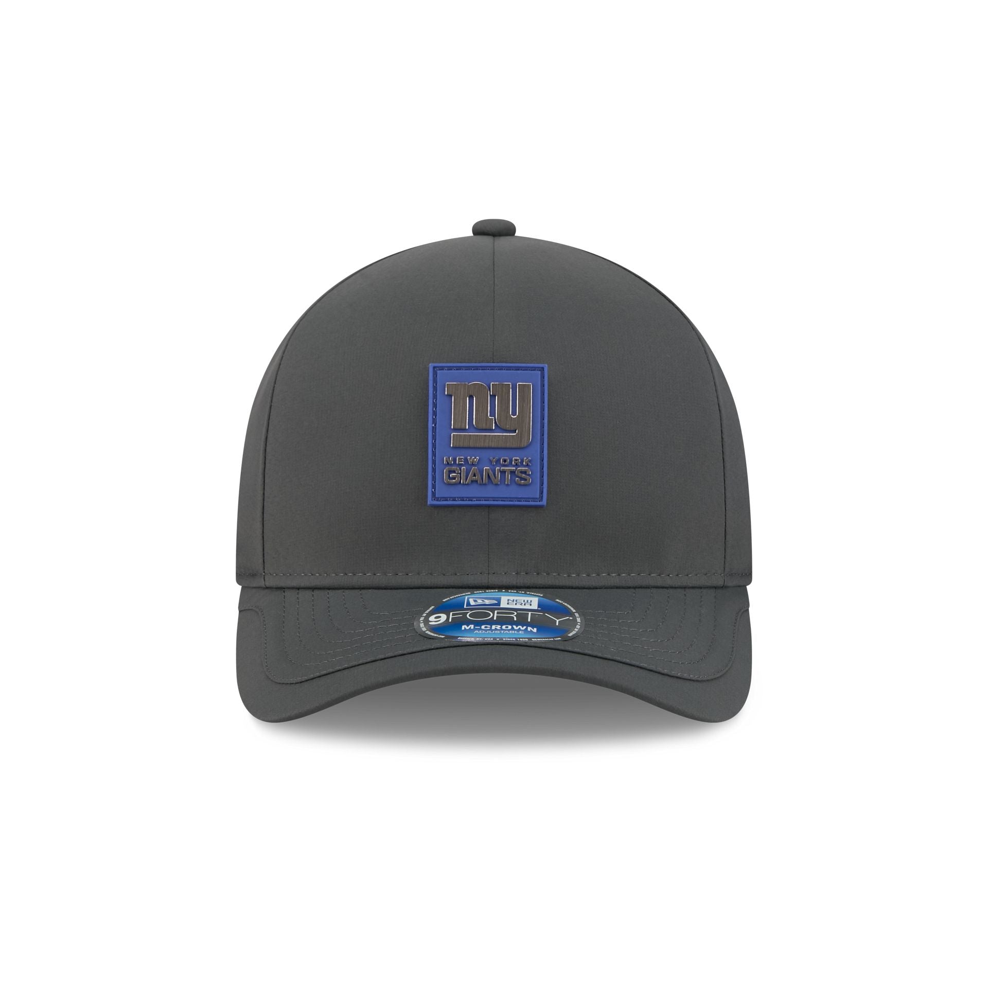 New York Giants 2025 Sideline Cold Weather Steel Clouds 9FORTY M-Crown Snapback Hat