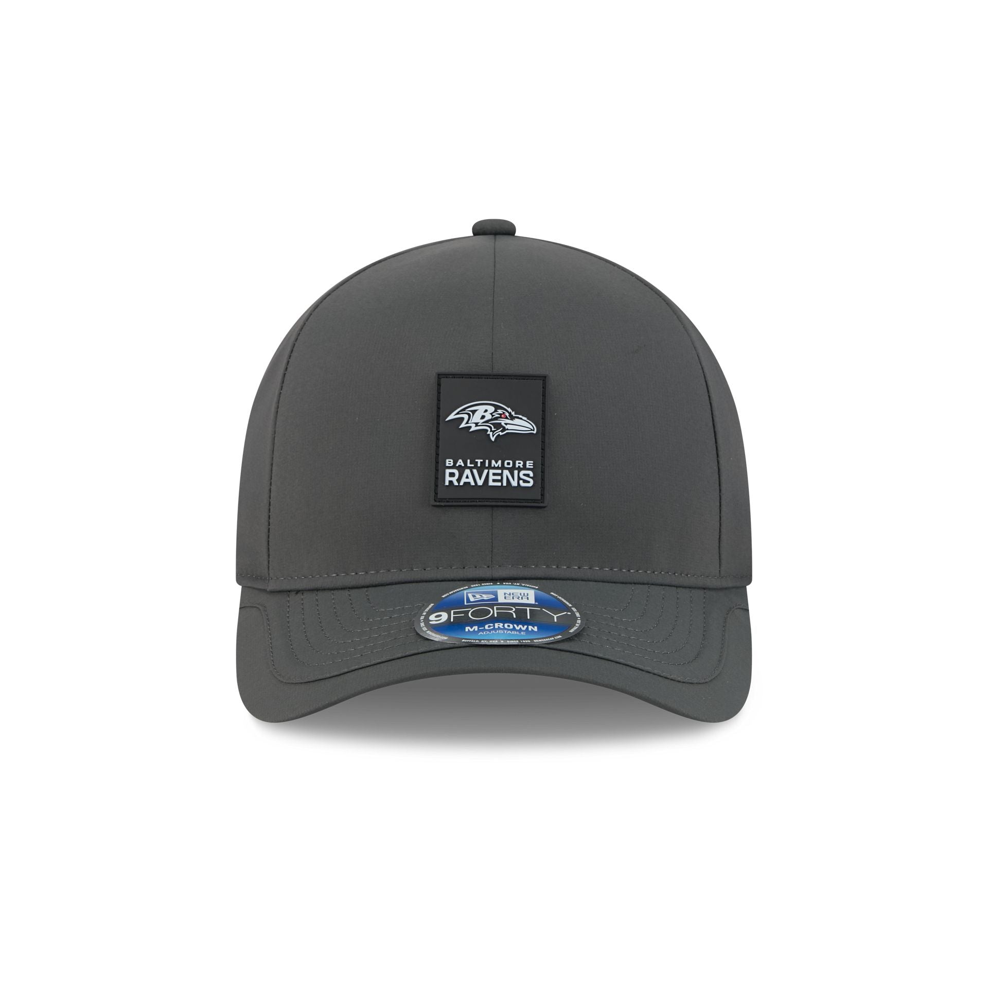 Baltimore Ravens 2025 Sideline Cold Weather Steel Clouds 9FORTY M-Crown Snapback Hat