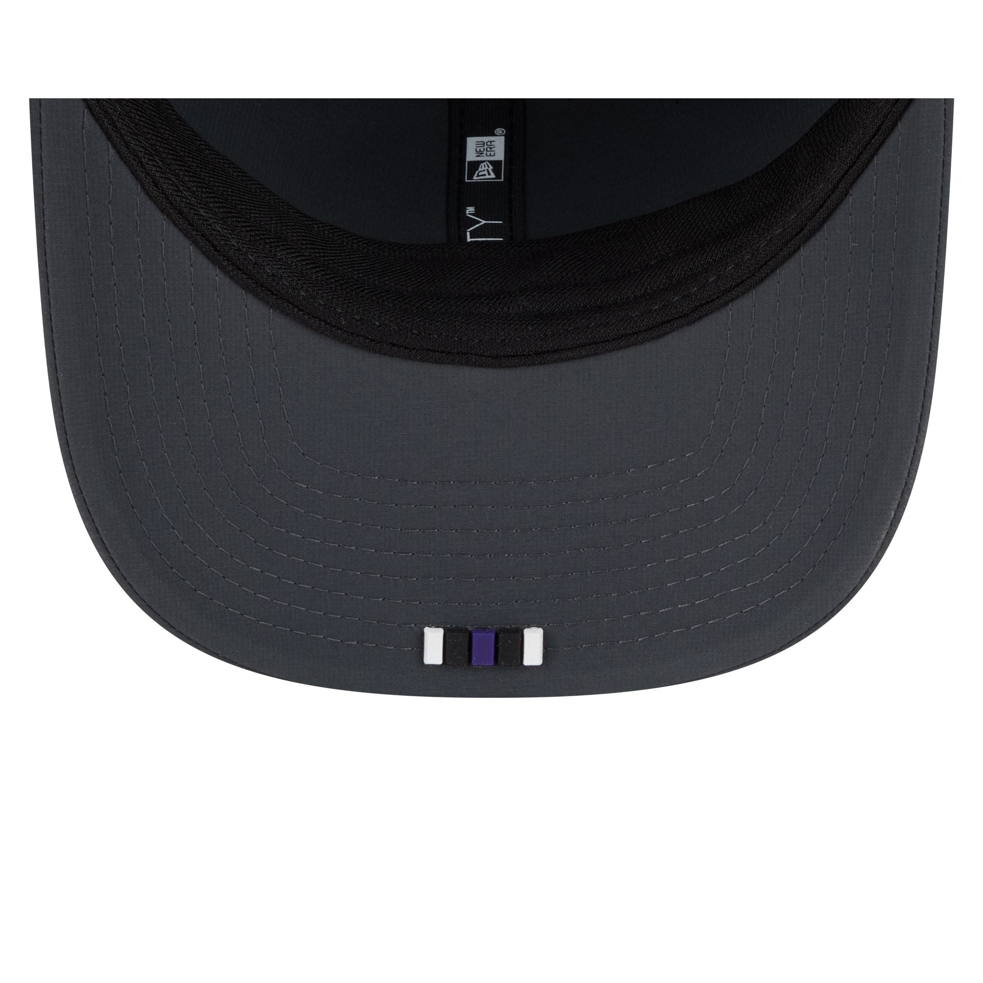 Baltimore Ravens 2025 Sideline Cold Weather Steel Clouds 9SEVENTY Stretch-Snap Hat