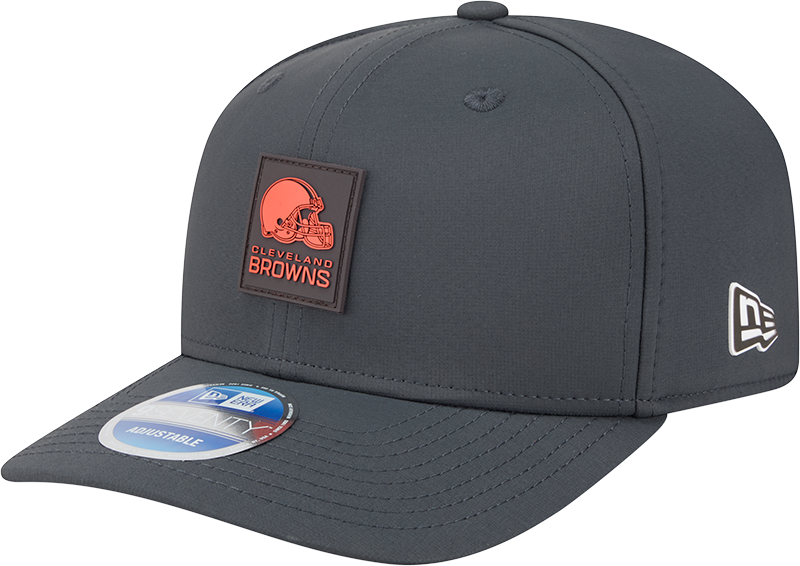 Cleveland Browns 2025 Sideline Cold Weather Steel Clouds 9SEVENTY Stretch-Snap Hat