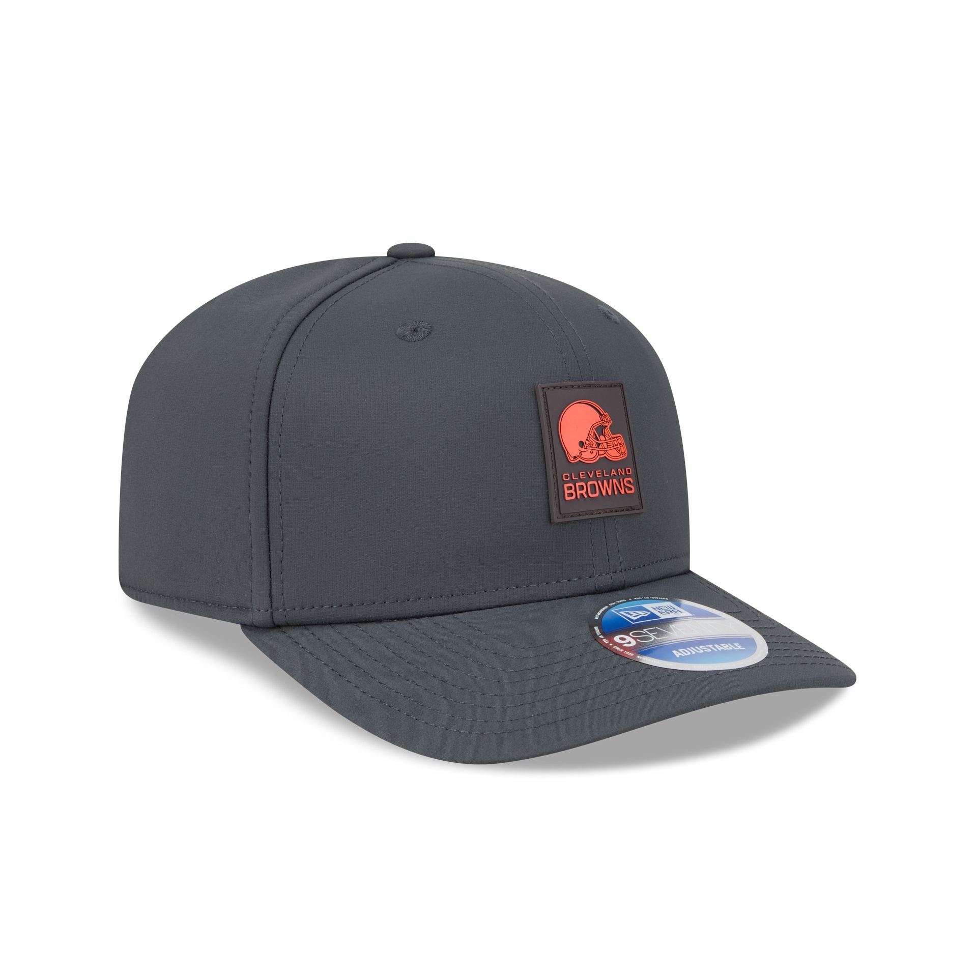 Cleveland Browns 2025 Sideline Cold Weather Steel Clouds 9SEVENTY Stretch-Snap Hat