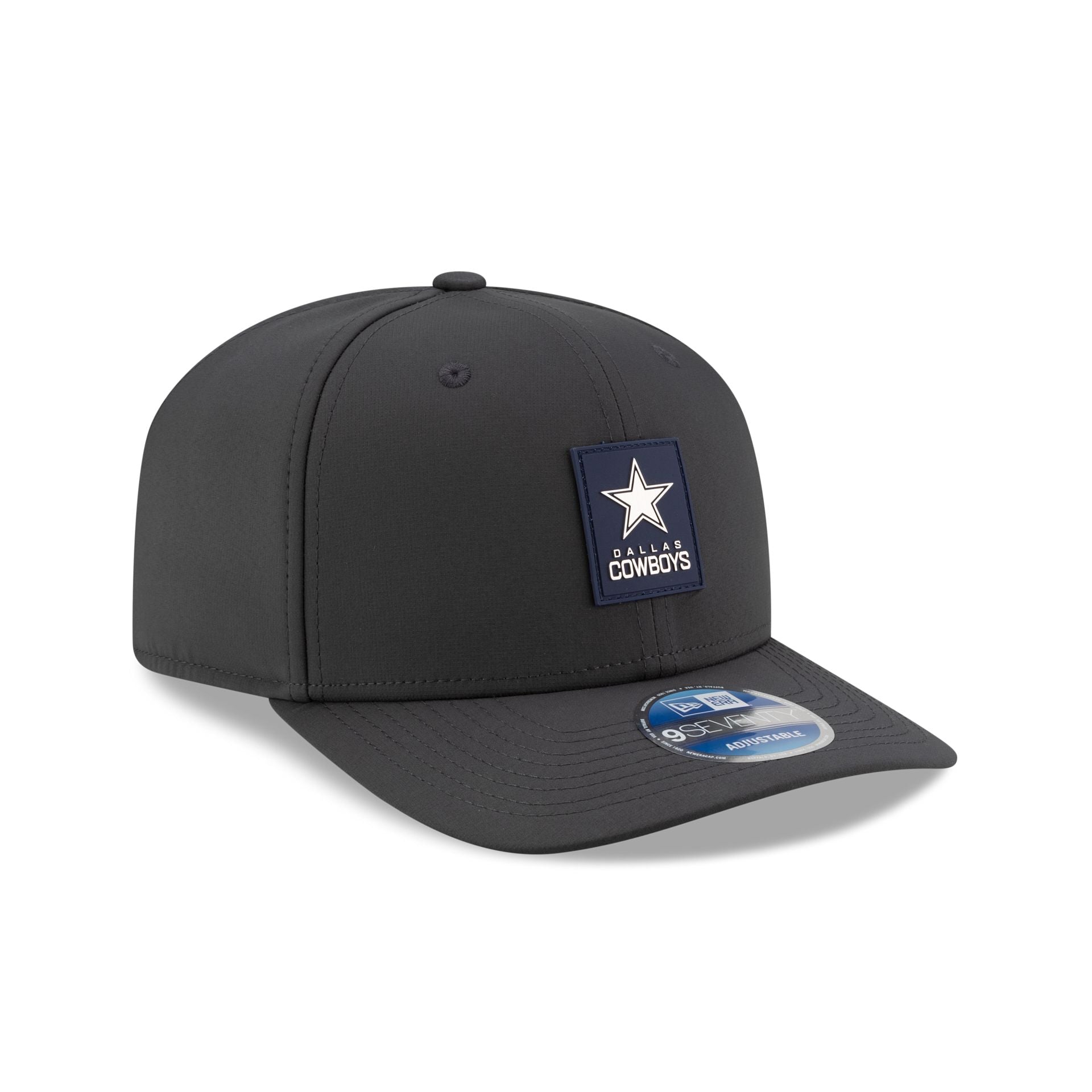 Dallas Cowboys 2025 Sideline Cold Weather Steel Clouds 9SEVENTY Stretch-Snap Hat