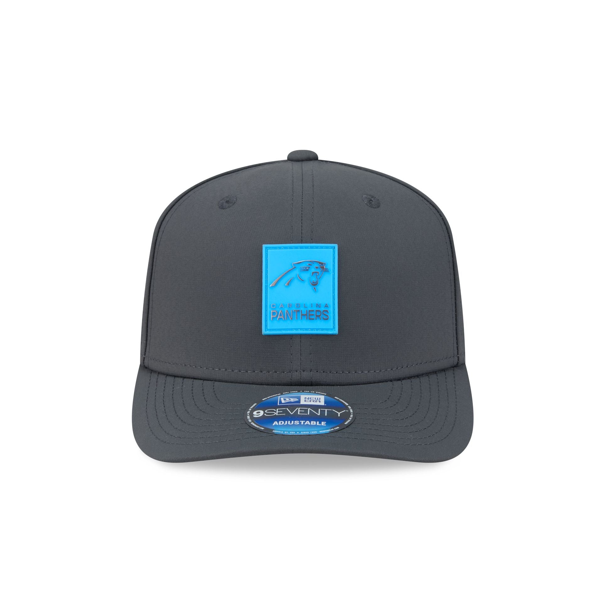 Carolina Panthers 2025 Sideline Cold Weather Steel Clouds 9SEVENTY Stretch-Snap Hat