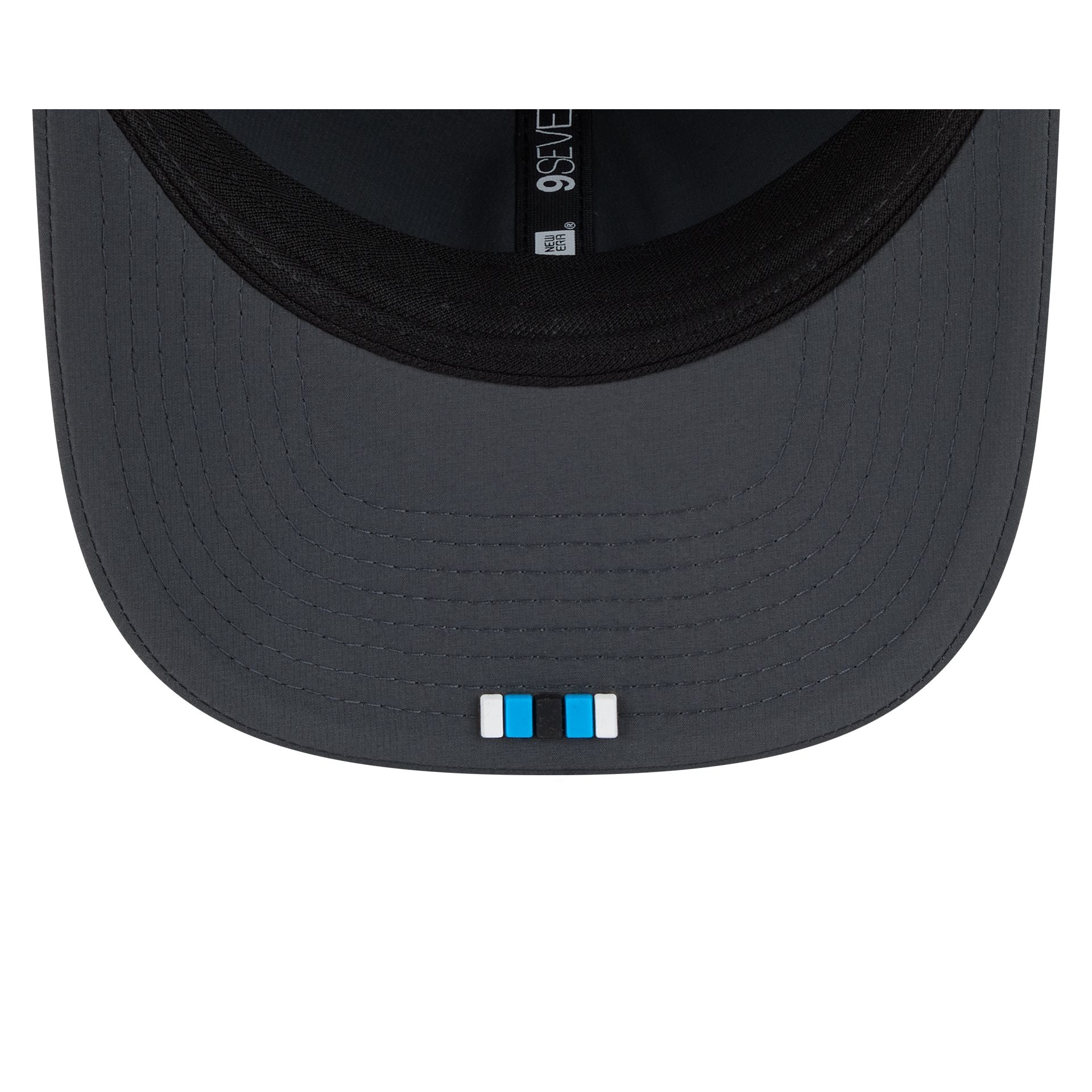 Carolina Panthers 2025 Sideline Cold Weather Steel Clouds 9SEVENTY Stretch-Snap Hat