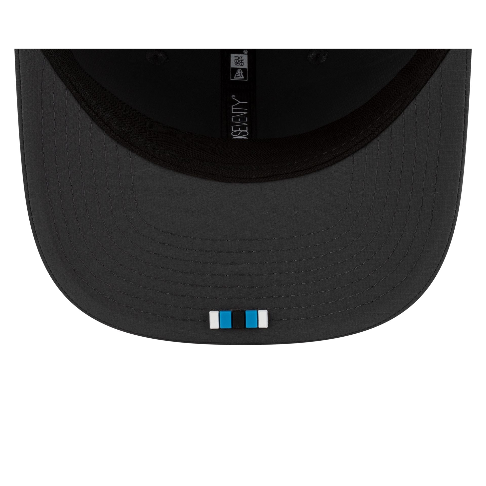 Carolina Panthers 2025 Sideline Cold Weather Steel Clouds 9SEVENTY Stretch-Snap Hat