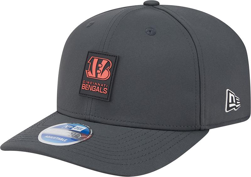 Cincinnati Bengals 2025 Sideline Cold Weather Steel Clouds 9SEVENTY Stretch-Snap Hat
