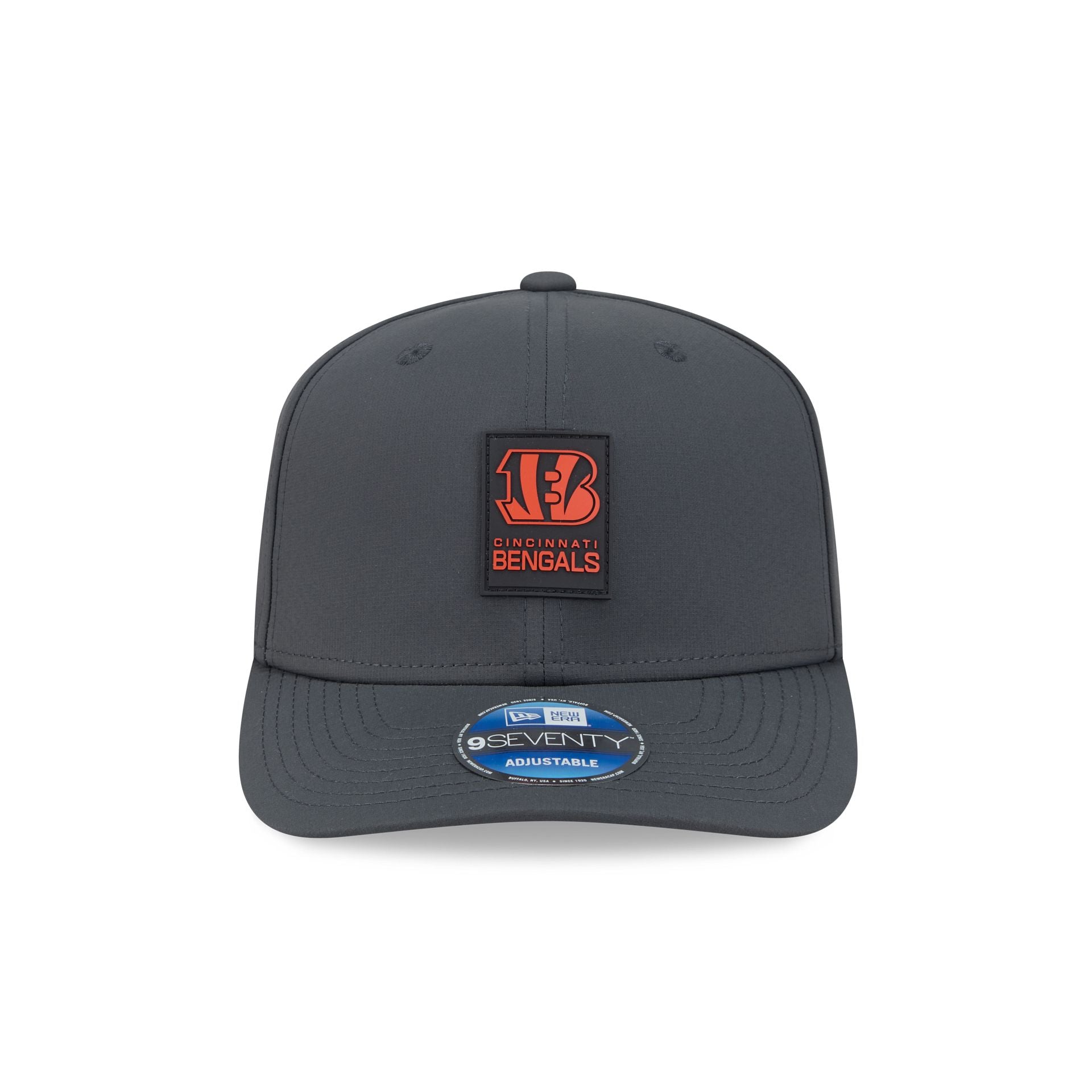 Cincinnati Bengals 2025 Sideline Cold Weather Steel Clouds 9SEVENTY Stretch-Snap Hat