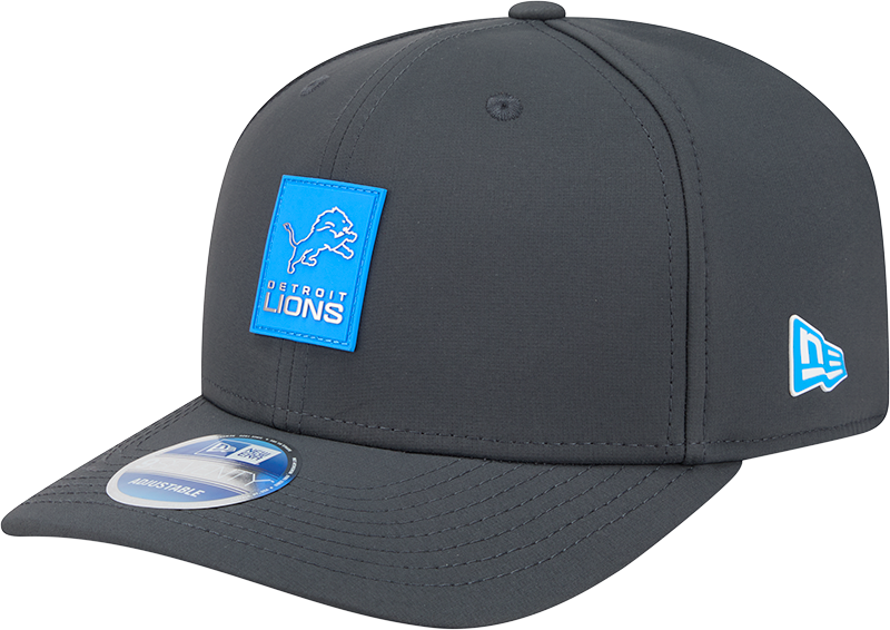 Detroit Lions 2025 Sideline Cold Weather Steel Clouds 9SEVENTY Stretch-Snap Hat