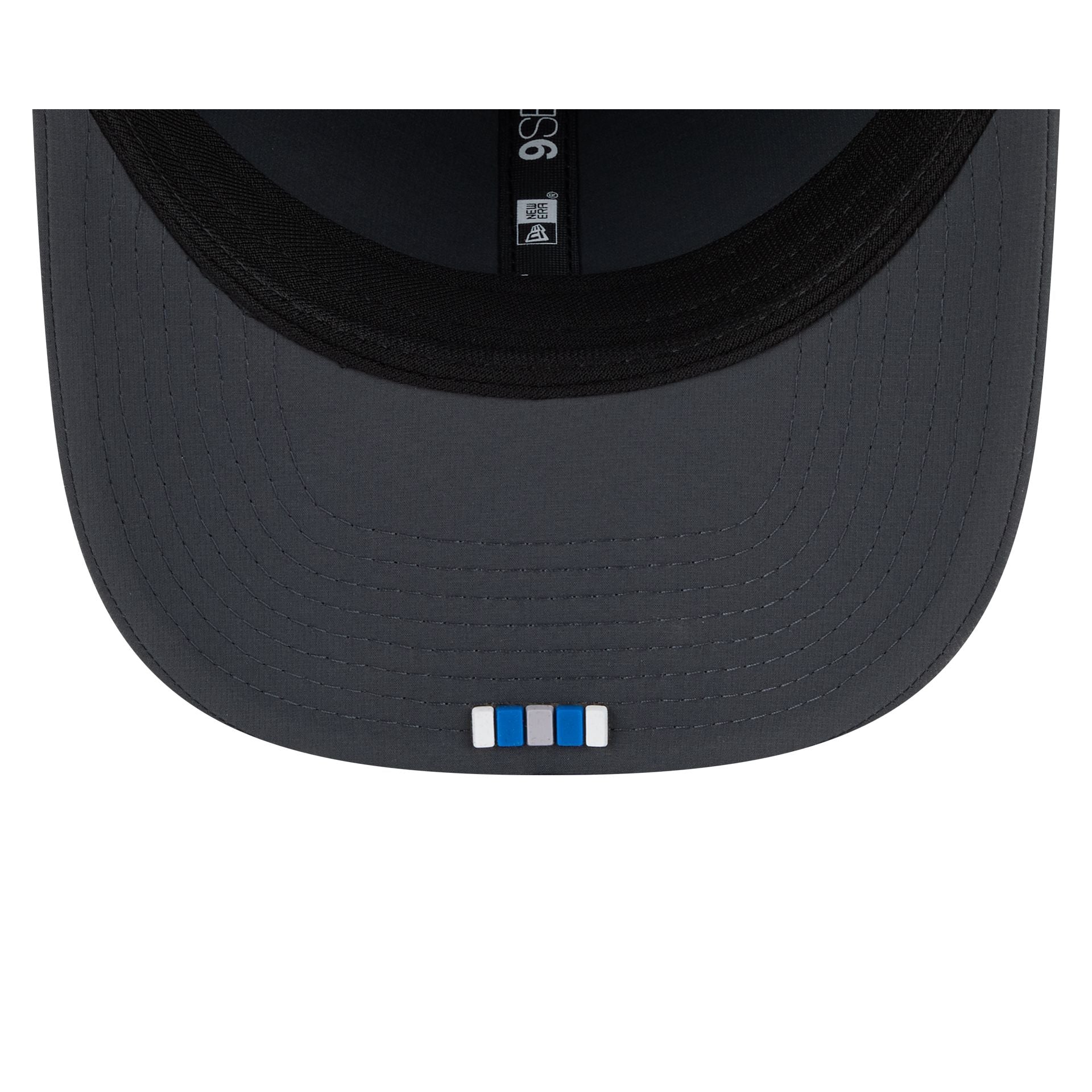 Detroit Lions 2025 Sideline Cold Weather Steel Clouds 9SEVENTY Stretch-Snap Hat