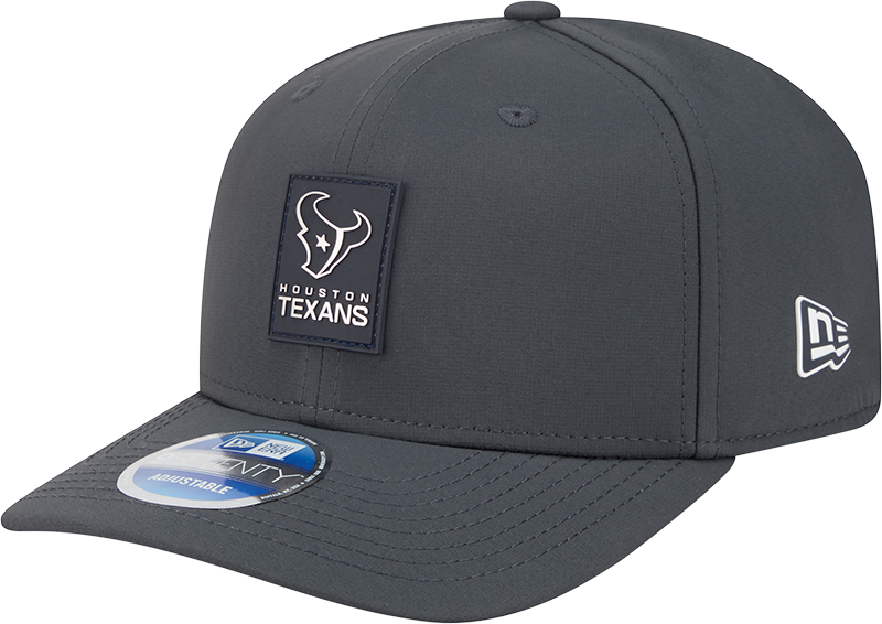 Houston Texans 2025 Sideline Cold Weather Steel Clouds 9SEVENTY Stretch-Snap Hat