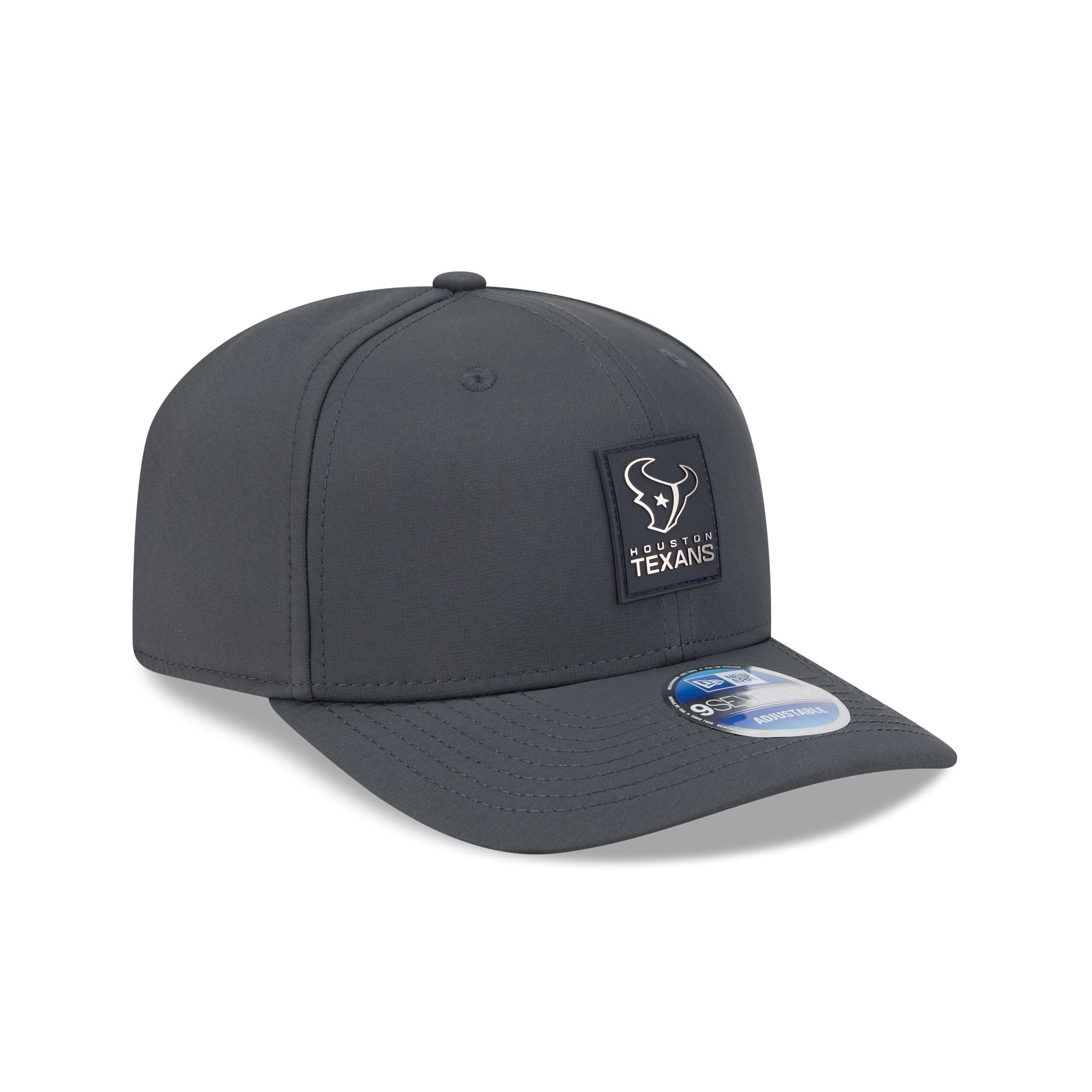 Houston Texans 2025 Sideline Cold Weather Steel Clouds 9SEVENTY Stretch-Snap Hat