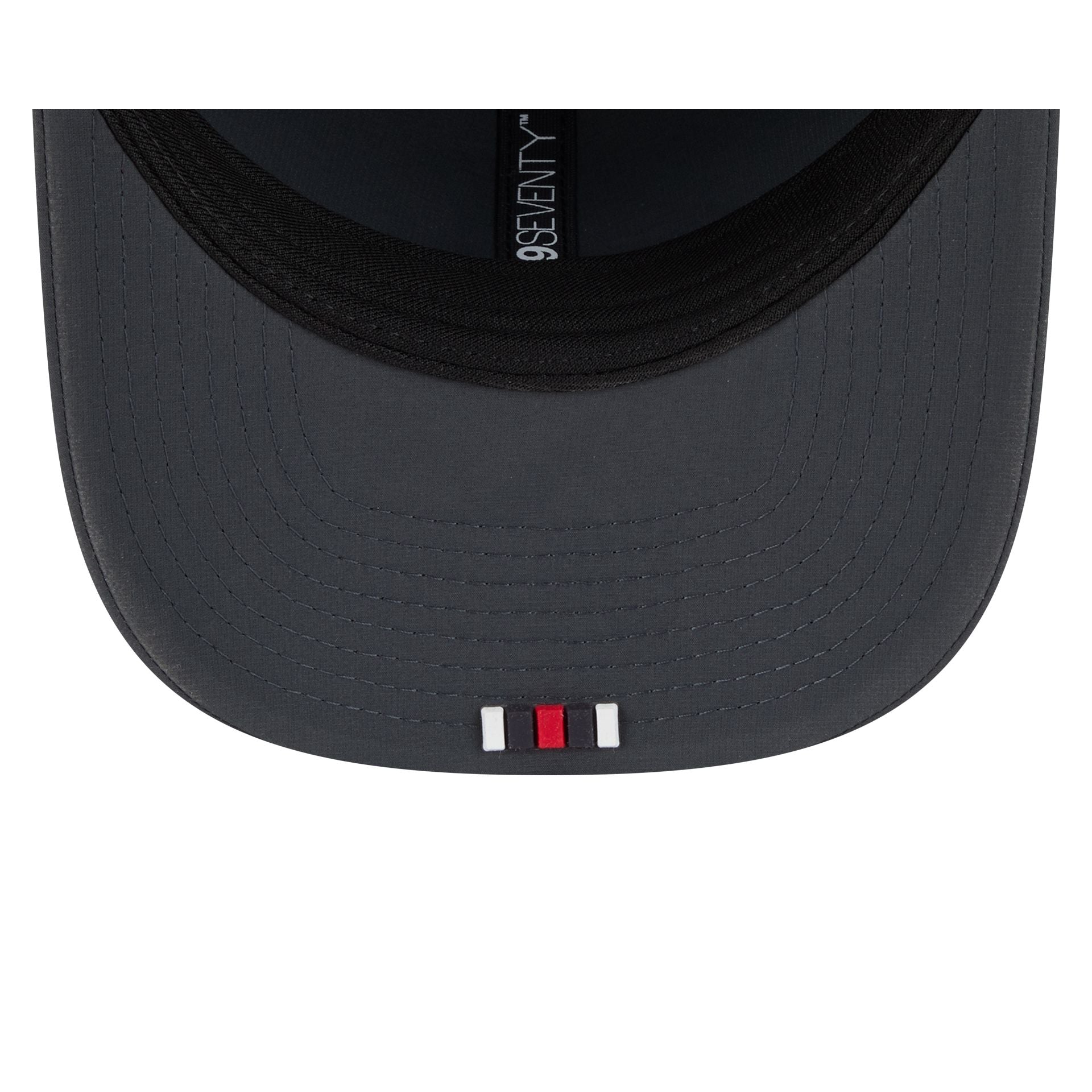 Houston Texans 2025 Sideline Cold Weather Steel Clouds 9SEVENTY Stretch-Snap Hat