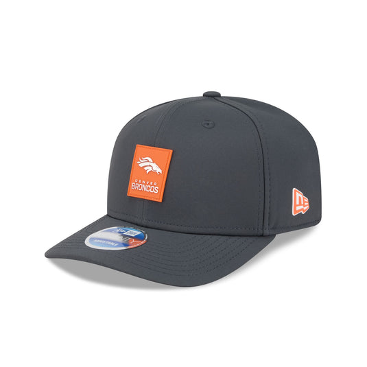 Denver Broncos 2025 Sideline Cold Weather Steel Clouds 9SEVENTY Stretch-Snap Hat - New Era Cap