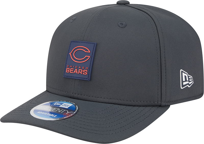 Chicago Bears 2025 Sideline Cold Weather Steel Clouds 9SEVENTY Stretch-Snap Hat