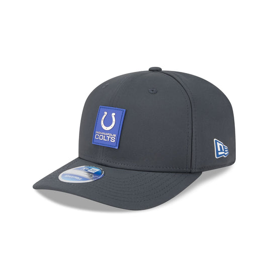 Indianapolis Colts 2025 Sideline Cold Weather Steel Clouds 9SEVENTY Stretch-Snap Hat - New Era Cap