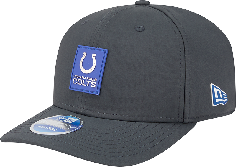 Indianapolis Colts 2025 Sideline Cold Weather Steel Clouds 9SEVENTY Stretch-Snap Hat