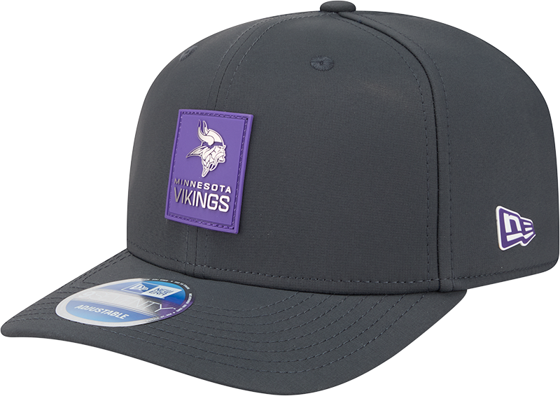 Minnesota Vikings 2025 Sideline Cold Weather Steel Clouds 9SEVENTY Stretch-Snap Hat