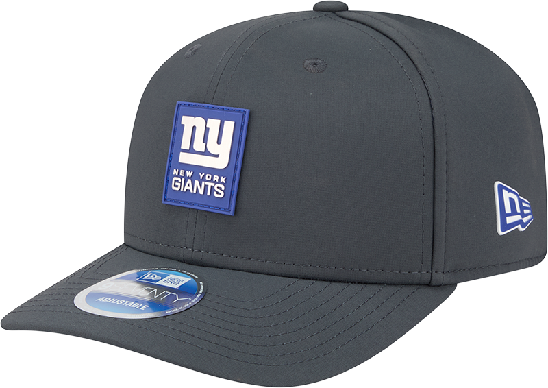 New York Giants 2025 Sideline Cold Weather Steel Clouds 9SEVENTY Stretch-Snap Hat