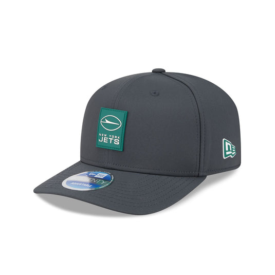 New York Jets 2025 Sideline Cold Weather Steel Clouds 9SEVENTY Stretch-Snap Hat - New Era Cap