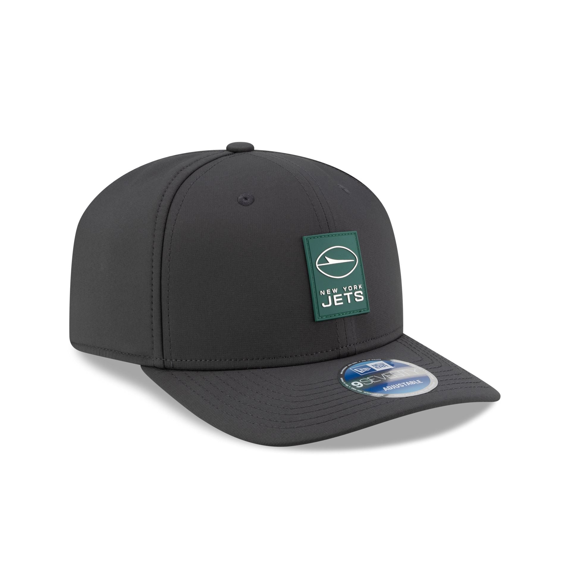 New York Jets 2025 Sideline Cold Weather Steel Clouds 9SEVENTY Stretch-Snap Hat