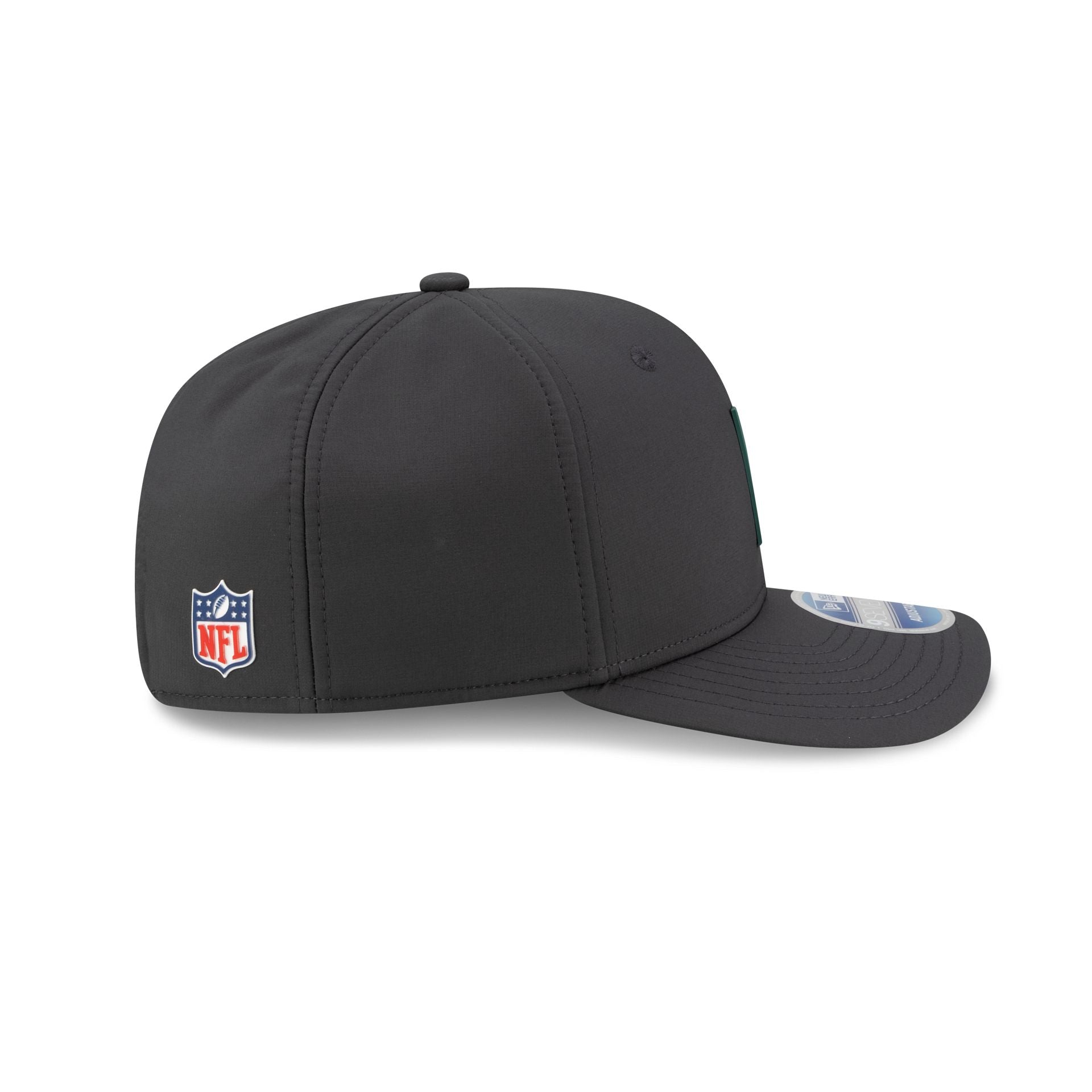 New York Jets 2025 Sideline Cold Weather Steel Clouds 9SEVENTY Stretch-Snap Hat