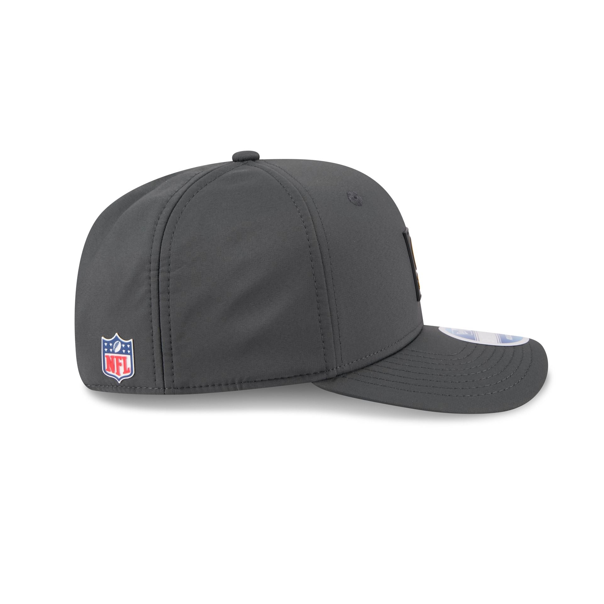 Pittsburgh Steelers 2025 Sideline Cold Weather Steel Clouds 9SEVENTY Stretch-Snap Hat