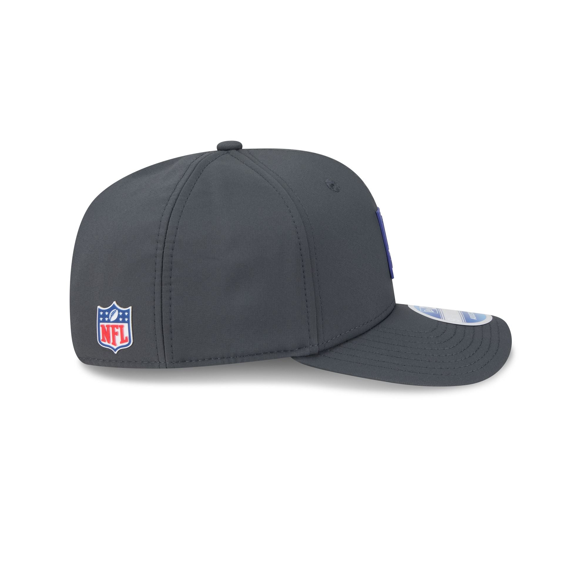 NFL 2025 Sideline Cold Weather Steel Clouds 9SEVENTY Stretch-Snap Hat