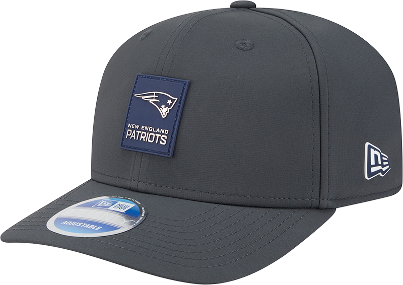 New England Patriots 2025 Sideline Cold Weather Steel Clouds 9SEVENTY Stretch-Snap Hat