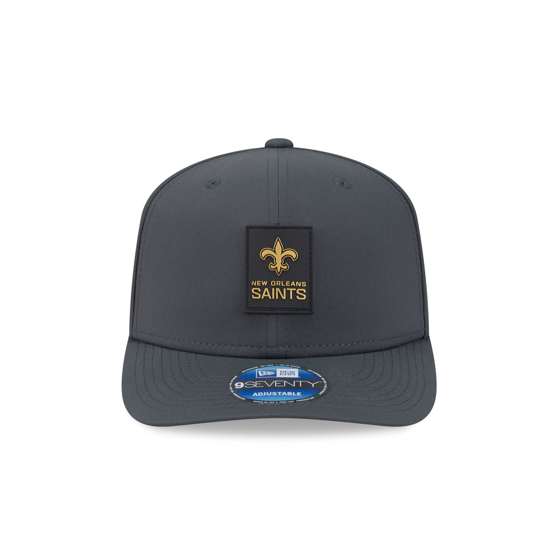 New Orleans Saints 2025 Sideline Cold Weather Steel Clouds 9SEVENTY Stretch-Snap Hat