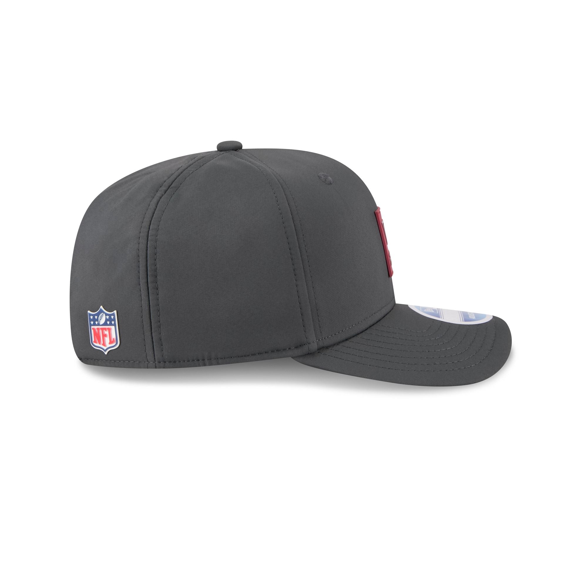 Washington Commanders 2025 Sideline Cold Weather Steel Clouds 9SEVENTY Stretch-Snap Hat