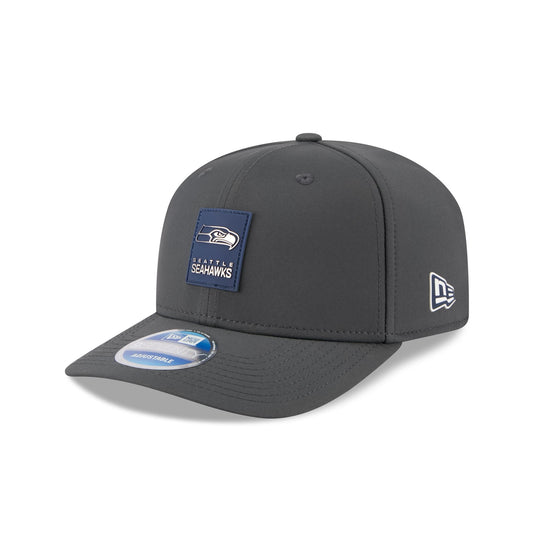 Seattle Seahawks 2025 Sideline Cold Weather Steel Clouds 9SEVENTY Stretch-Snap Hat - New Era Cap