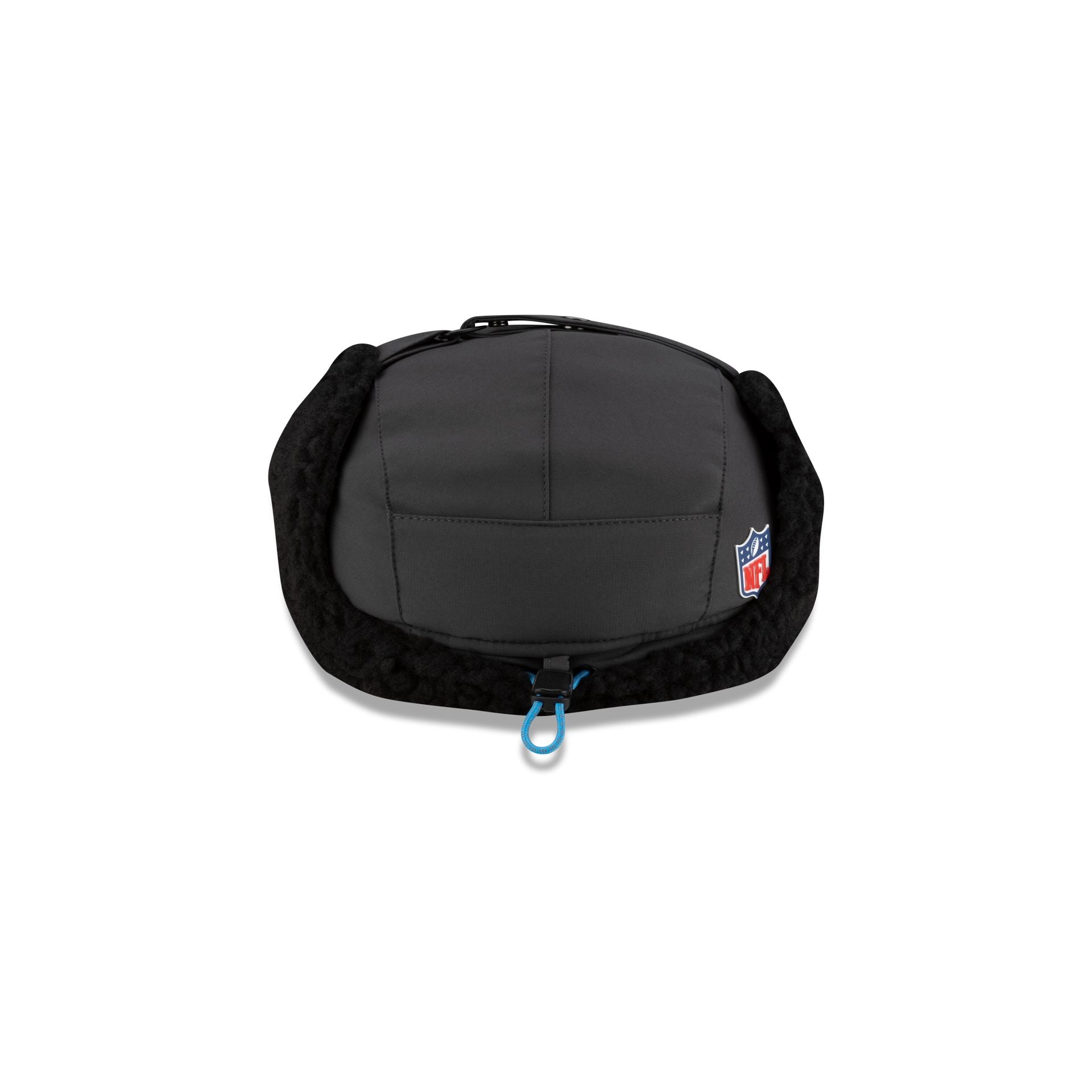 Carolina Panthers 2025 Sideline Cold Weather Steel Clouds Runner Dogear Adjustable Hat