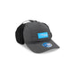 Carolina Panthers 2025 Sideline Cold Weather Steel Clouds Runner Dogear Adjustable Hat